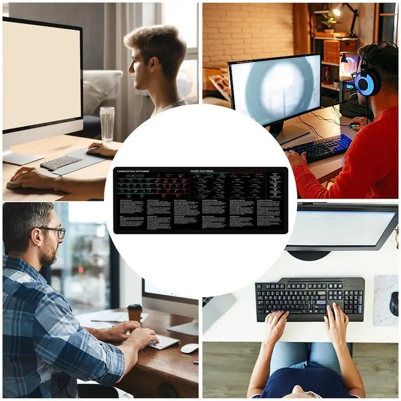 Коллекционный коврик для стола Большой настольный коврик Коврик для стола Коллекционный коврик для мыши Настольный коврик Коврик для компьютерного стола с прошитыми краями для