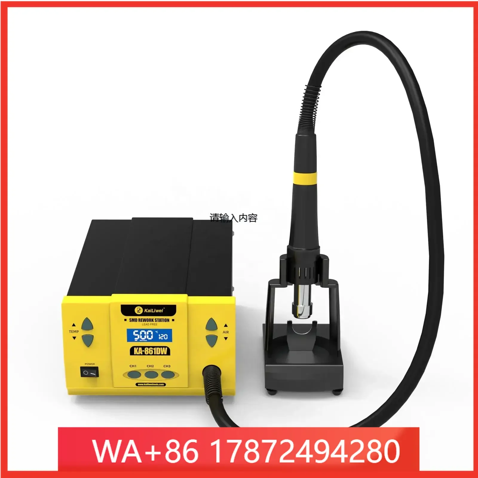 Lead Free 861 DW 1000 W Digital Rework Hot Air Soldering Station Phone PCB IC C BGA Desoldering Repair Heat