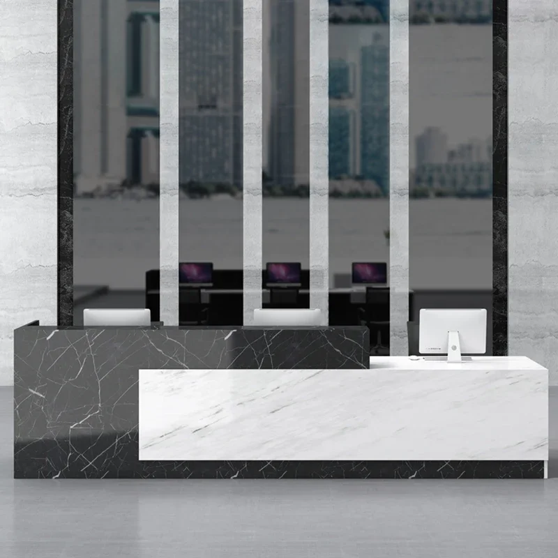 

Белые стойки регистрации Pulpito, офисная стойка кассира, простой роскошный дисплей Mostrador Negocio, мебель для салона красоты