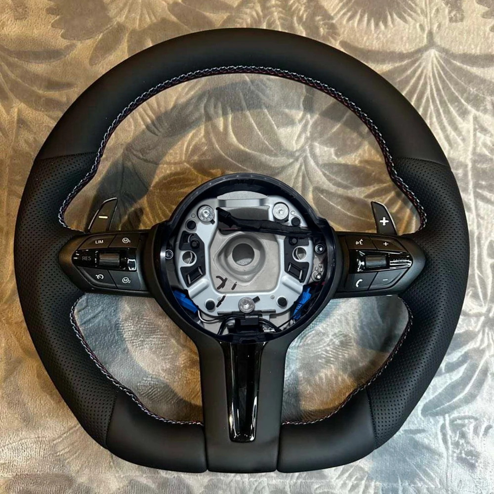 Clear inventory Genuine Leather M Sport F32 F20 F48 M3 F80 F25 X5 F05 F10 Interior Accessories Steering Wheel For BMW F30