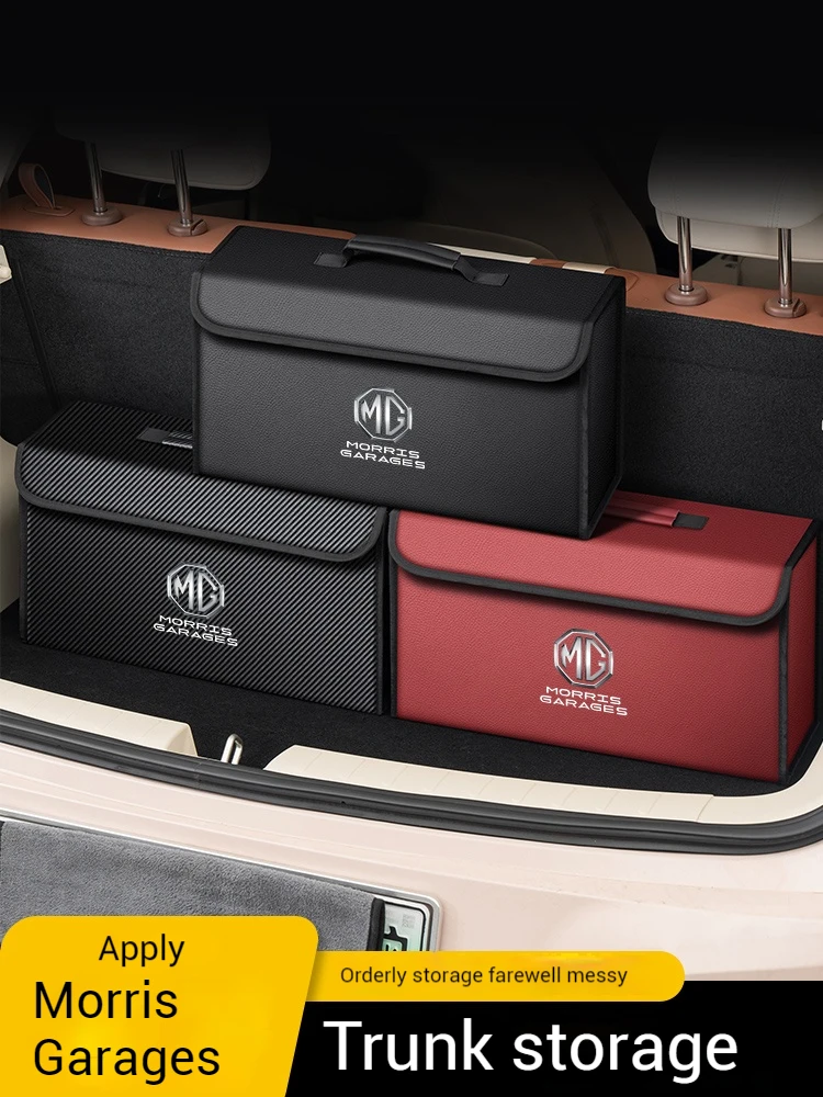 

Car Trunk Storage Box Organizer Foldable Stowing Container Bag For MG SW ZR EHS EZS MG3 MG4 MG5 MG6 MG7 GS HS ZS EV GT Power