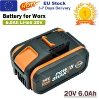 100% NEW Worx WA3553 20V 8.0Ah Battery Cordless Power Tool Spare Batteriies WA3572 WA3553 WX390 WA3551 WX176 WX178 Battery