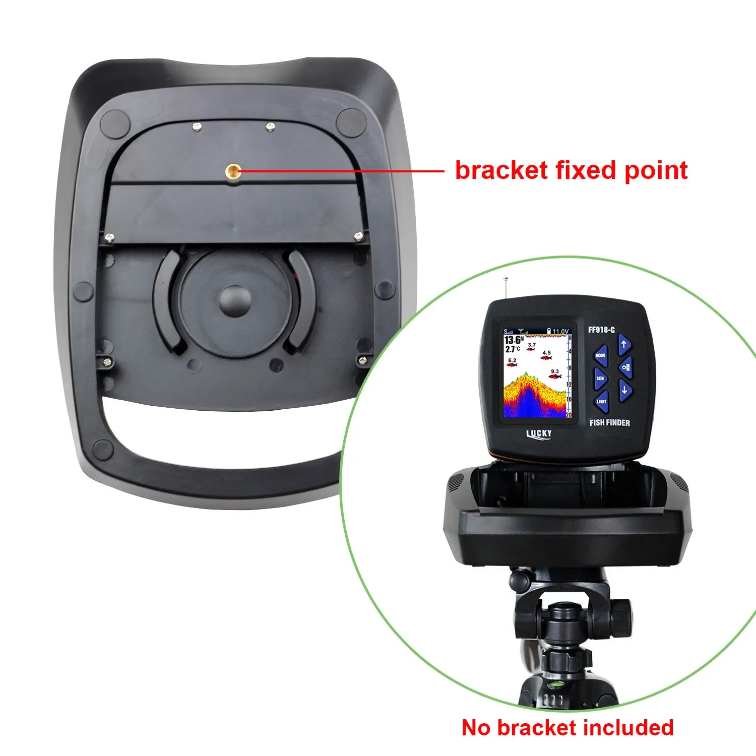 Lucky Portable Wireless Long-Range 300 Meters Detection LED Features 100 Meters for Active Fishing Wholesale for