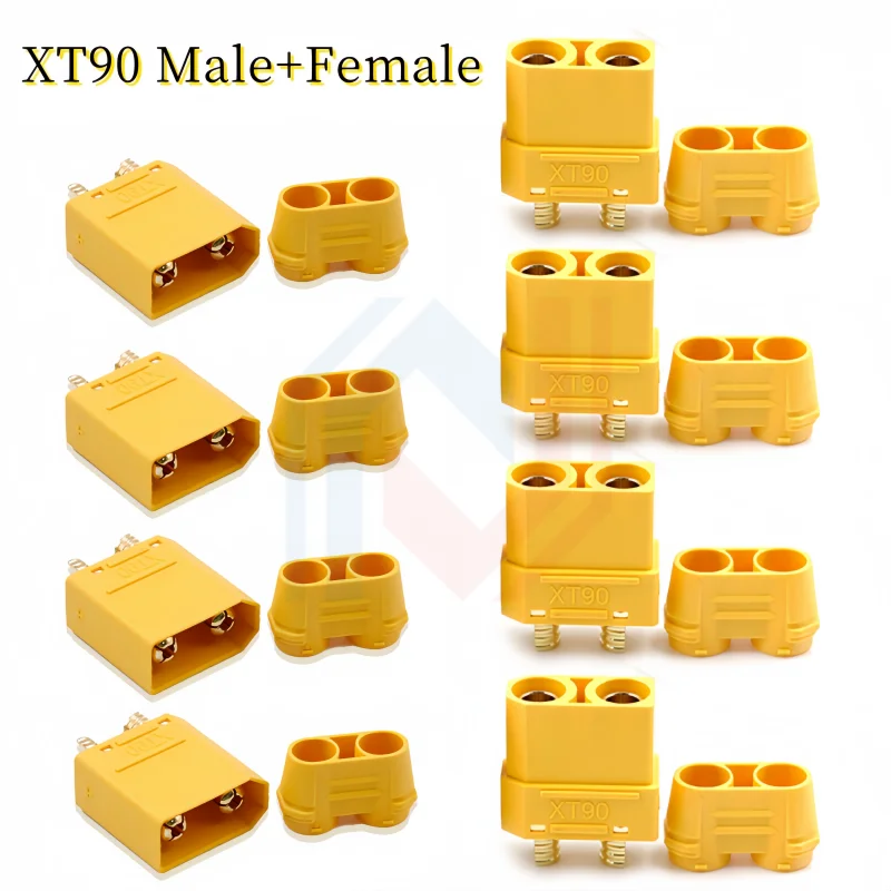 

XT90 Connector, XT-90 Male Female Bullet Connectors, XT90 Battery Connector for RC Lipo Battery Motor, ESC