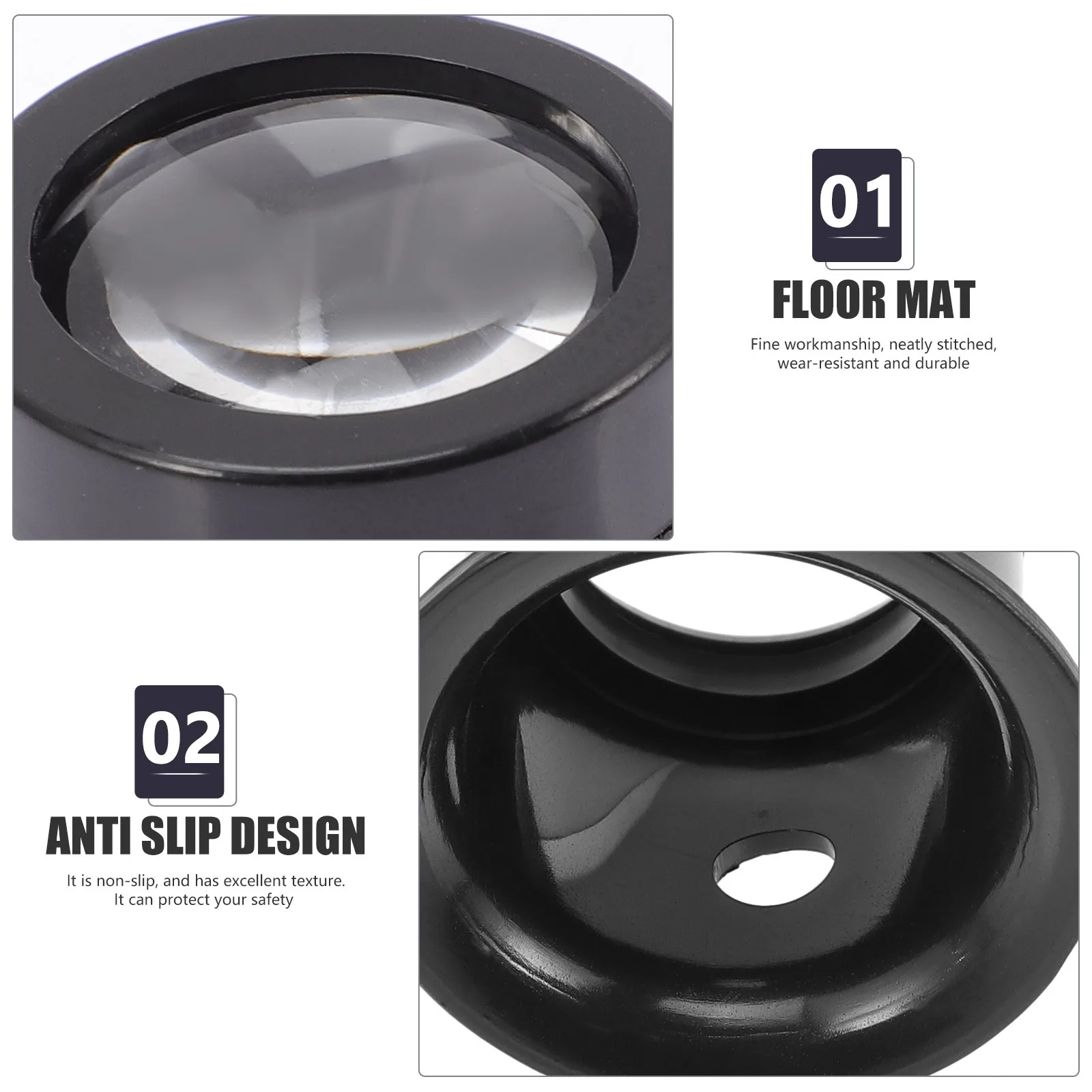 

4Pcs Portable Loupe Magnifier 10X for Watch Repair and Jewelry Inspection Compact Resin Lens Tool for Stamps Coins Photography