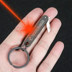 Personalized Keychain Customized  Keyring for Car Phone Number  Name Keychains for Men Anti-lost Pocket Knife Gift Key Chain
