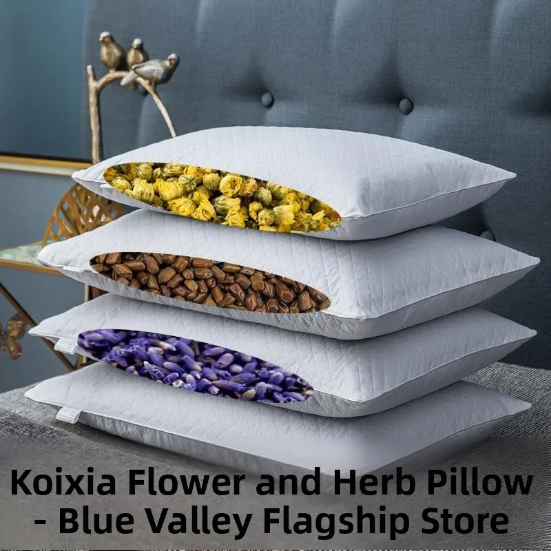 

Подушка Herbal Lav Wheat St, чехол из чистого хлопка, подушка для здравоохранения, прямоугольная, для одного человека, для взрослых, многофункциональная...