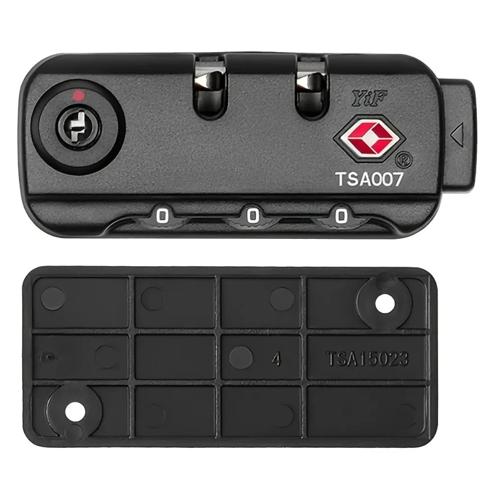 Travel Zipper Certified Luggage Password Lock, Backpack Anti-Theft 3-Digit Password Lock