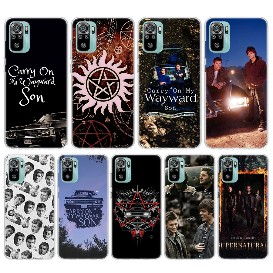 Babaite Supernatural SPN Dean And Sam Soft Phone Case For Xiaomi Redmi Note 12 12S 13 11 11S 10 Pro 10S 11T 9 9S 8T 8 11E Plus 1