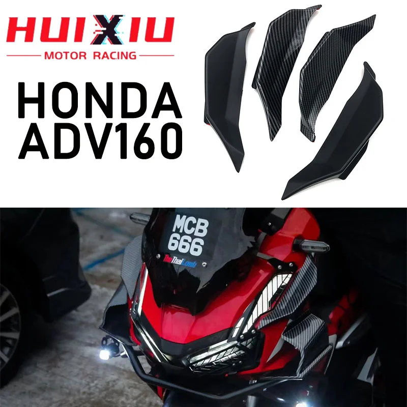 

For HONDA ADV160 adv160 2022-2023 Front Fairing Winglets Aerodynamic Wing Shell Cover Protection Guards Kit