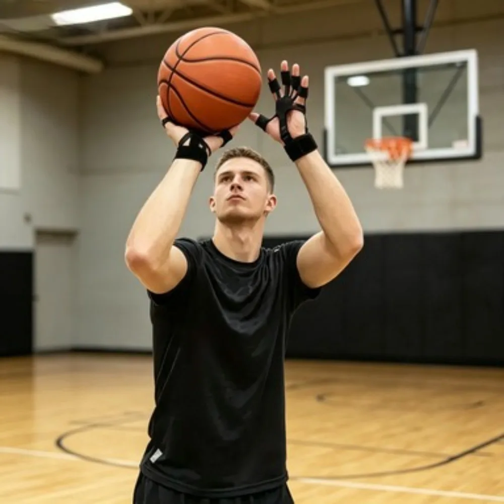 1PC  Basketball Shooting Aid Silicone Training Equipment Basketball Pitching Training Corrector Shooting Posture Hand Holder