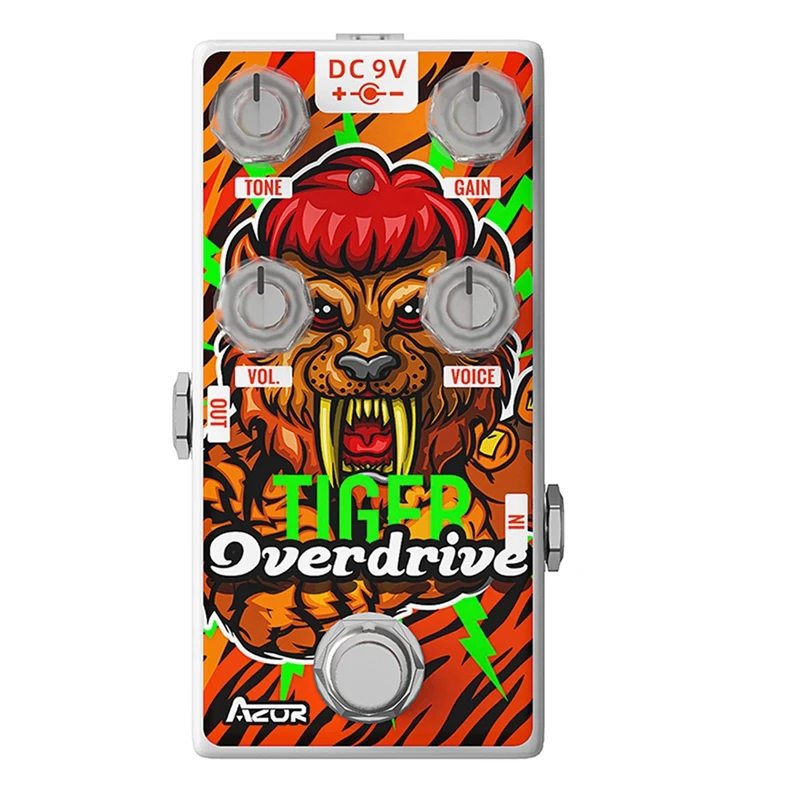 

AZOR Guitar Effect Guitar Effect Metal AP-502 12 Zodiac Series Tiger Overdrive Guitar Accessories