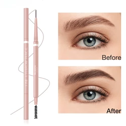 1.5mm Ultra Fine Double-Ended Eyebrow Pencil Waterproof Sweat-proof Long Lasting Professional Eye Makeup for Women Eyebrow Tint