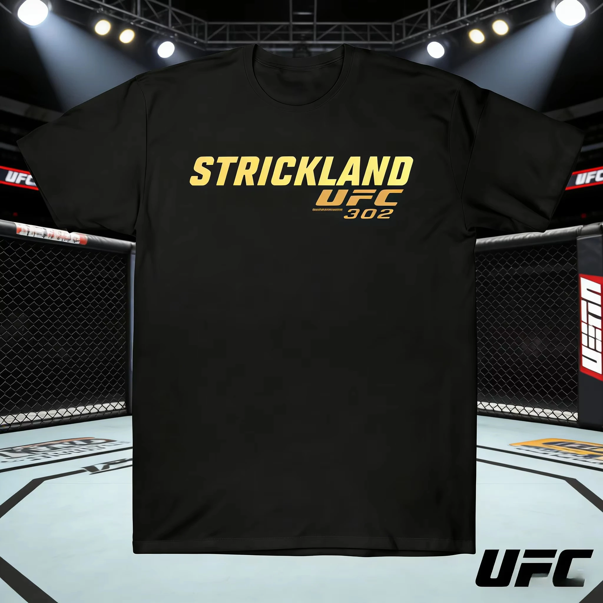 

UFC Sean Strickland 2026 Summer Collection Pure Cotton Fashion Trendy Breathable Casual T-Shirt Suitable for Both Men and Women