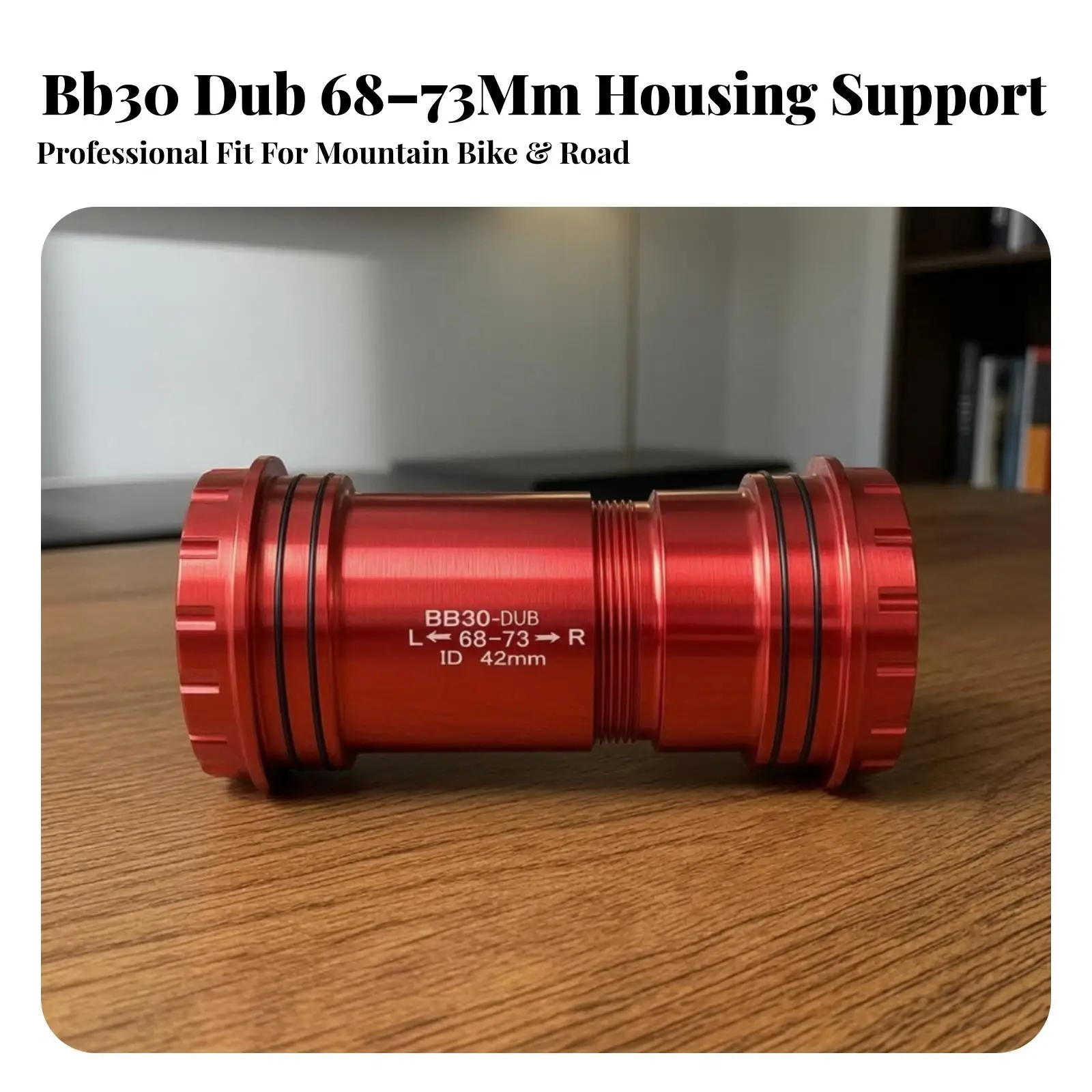 Threaded Bottom Bracket Lightweight Two-Wheel Bottom Bracket Easy Installation