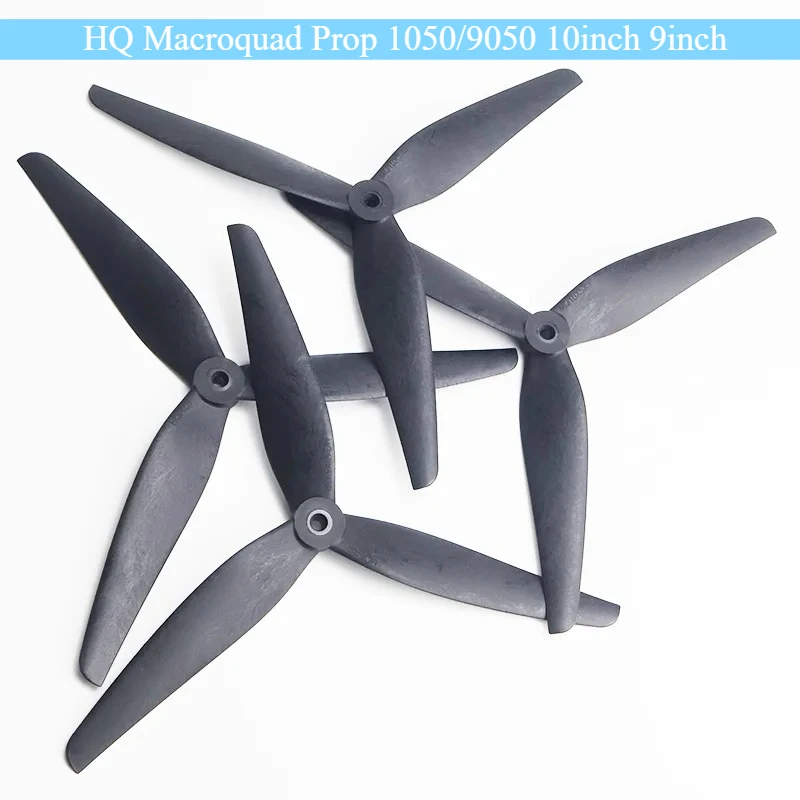 10X5X3 9X5X3 1050/9050 HQ Macroquad Prop 4 Stück (2CW + 2CCW) 10 Zoll 9 Zoll 3 Klingen Carbon verstärkter Nylonpropeller für FPV-Drohne