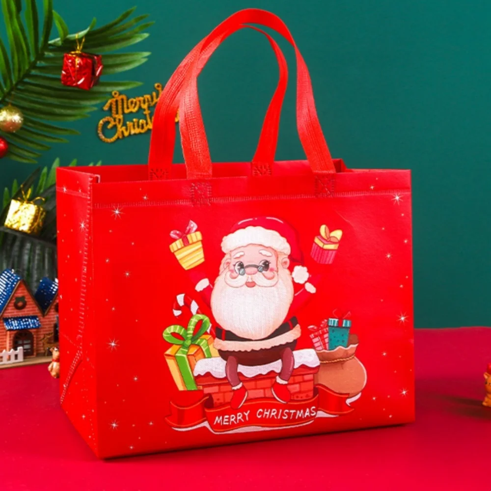 حقيبة هدايا عيد الميلاد، حامل هدايا قوي قابل للطي، حقيبة عيد الميلاد ذات سعة عالية، حقيبة حمل سانتا كلوز العملية لتخزين الحفلات