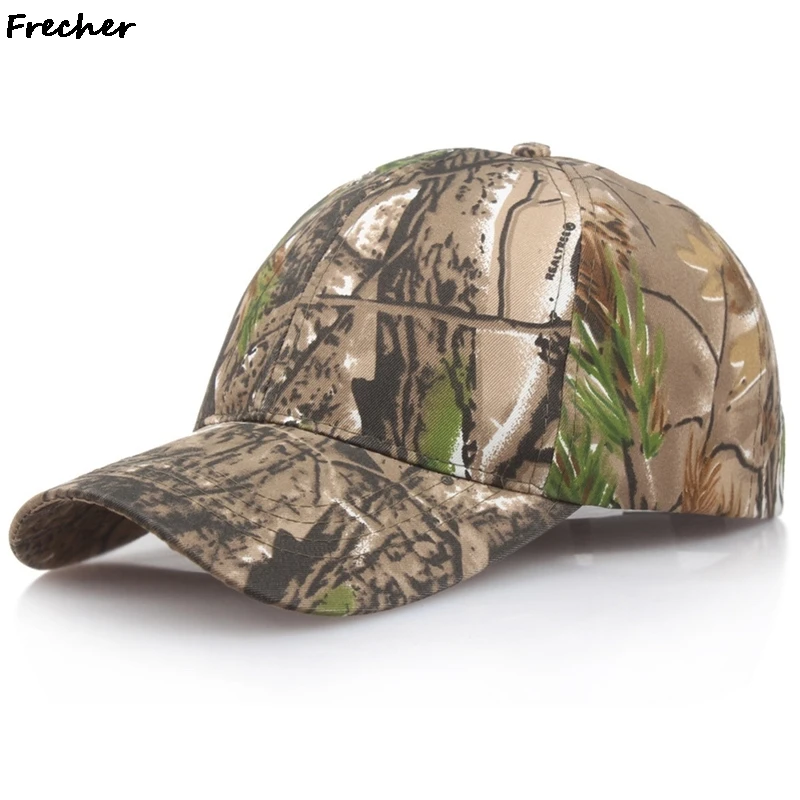 Men New Camo Baseball Cap Fashion Hip Hip Visors Cap Adjustable Buckle Casquette Hats Leisure Trucker Hat for Summer Jungle