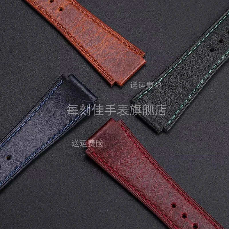 Leather watchband For Casio A158 A159 A169 AE1200 AE1300 A158 W-218 Watchstrap ae1200 18mm with Men and Women's watchchain