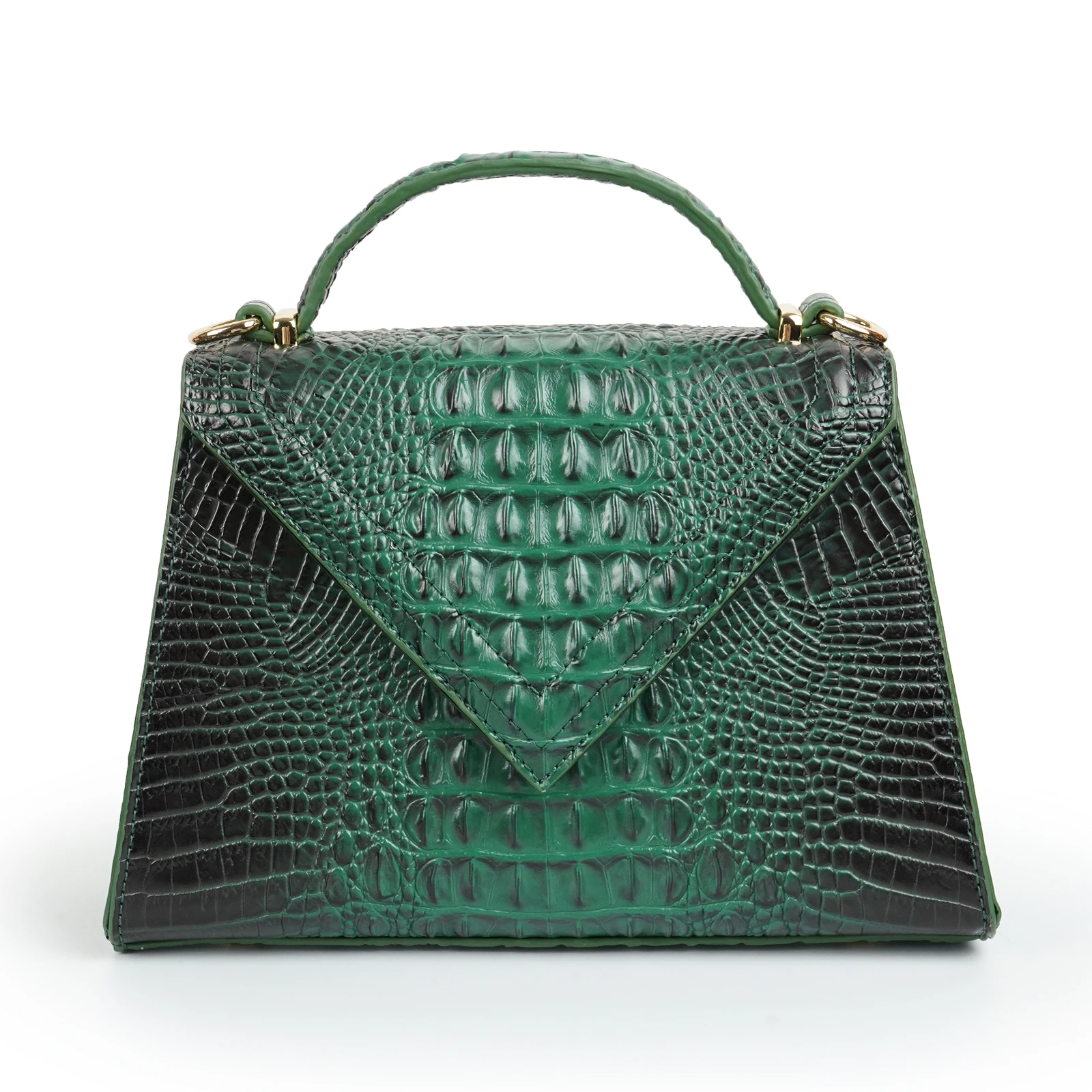 Sac à Main de Luxe en Cuir à Motif de Crocodile pour Femme, Sacoche à Bandoulière de Marque de Styliste, Fourre-Tout Décontracté, Nouvelle