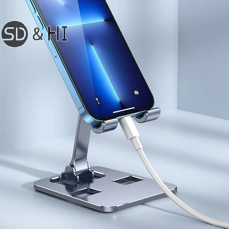 Universal Portable Phone Tablet Holder Adjustable Flexible Lazy Mobile Phone Stand Foldable Desktop Mobile Phone Stand Support