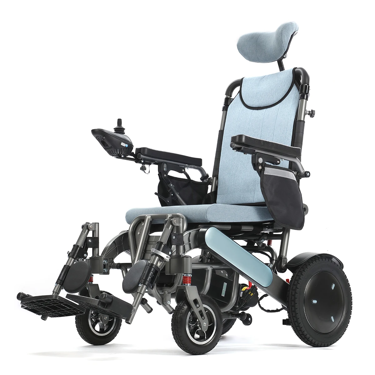 Foldable Lightweight Folding Aluminum Alloy Electric  for Disabled Elderly With 13A Battery Portable