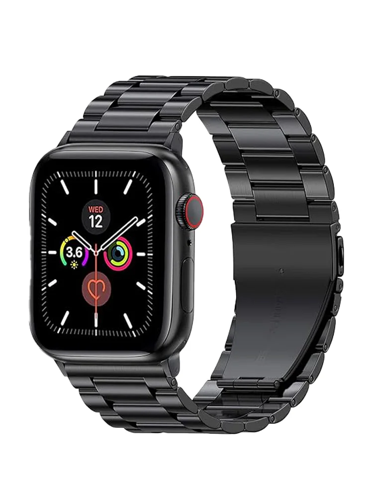 Mental Straps for Apple Watch Band 45mm 44mm 49mm 42mm 41mm 40mm 38mm Stainless Steel Watchband for iWatch Band Series 9 8 7 SE