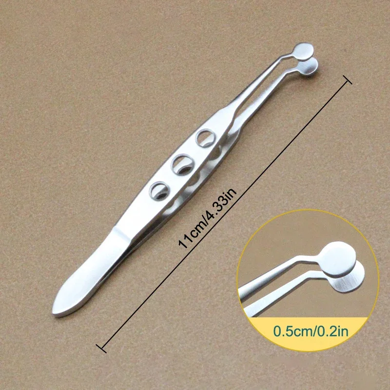 Pince à paupières Meibomian, pince à glande pour femmes, compresseur de cils en acier inoxydable, Extension Expressor en métal, maquillage précis