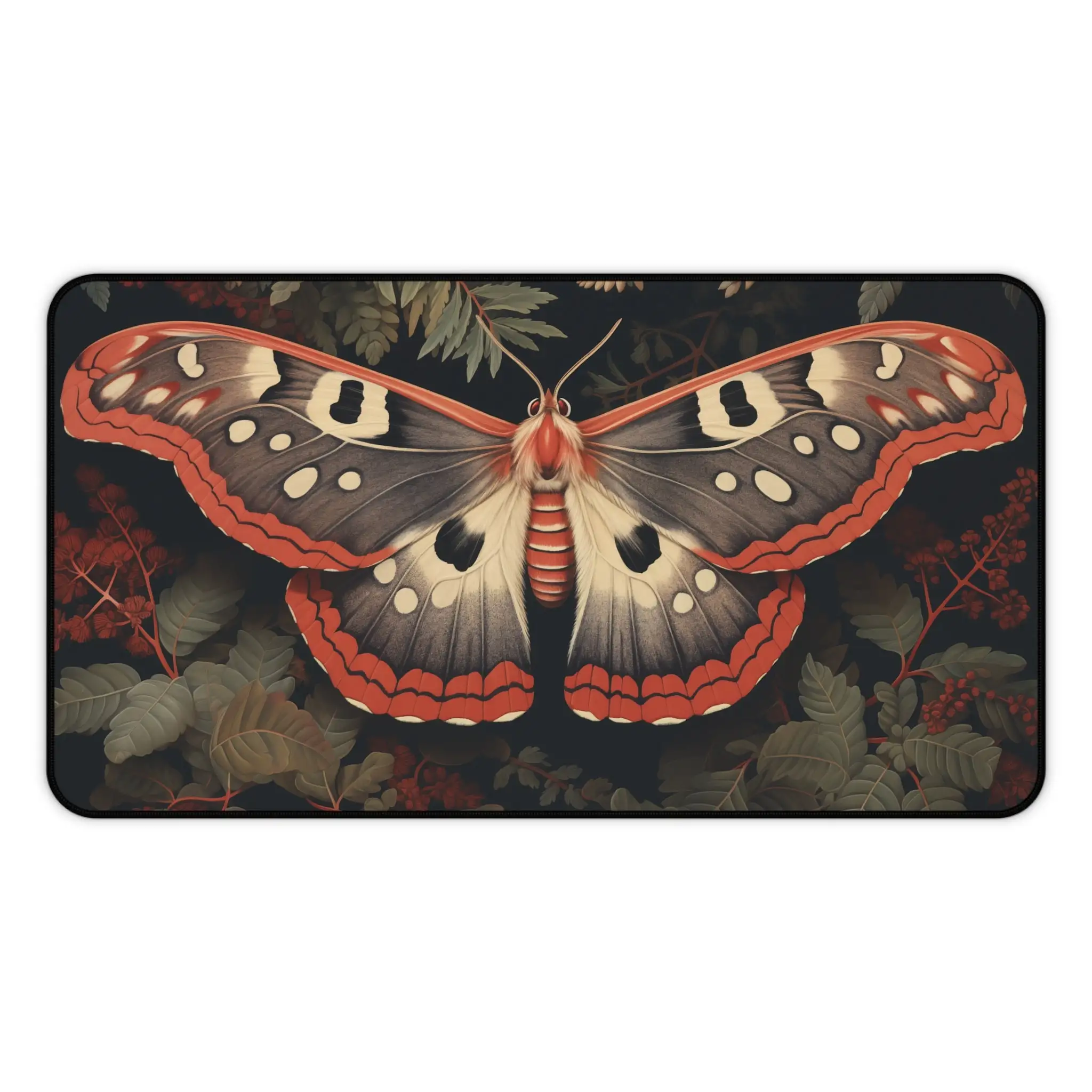 Silk Moth Pattern Mouse Pad, Non-slip and Waterproof Mouse Pad, Office Game Table Decoration Mat, The Perfect Gift for Friends.