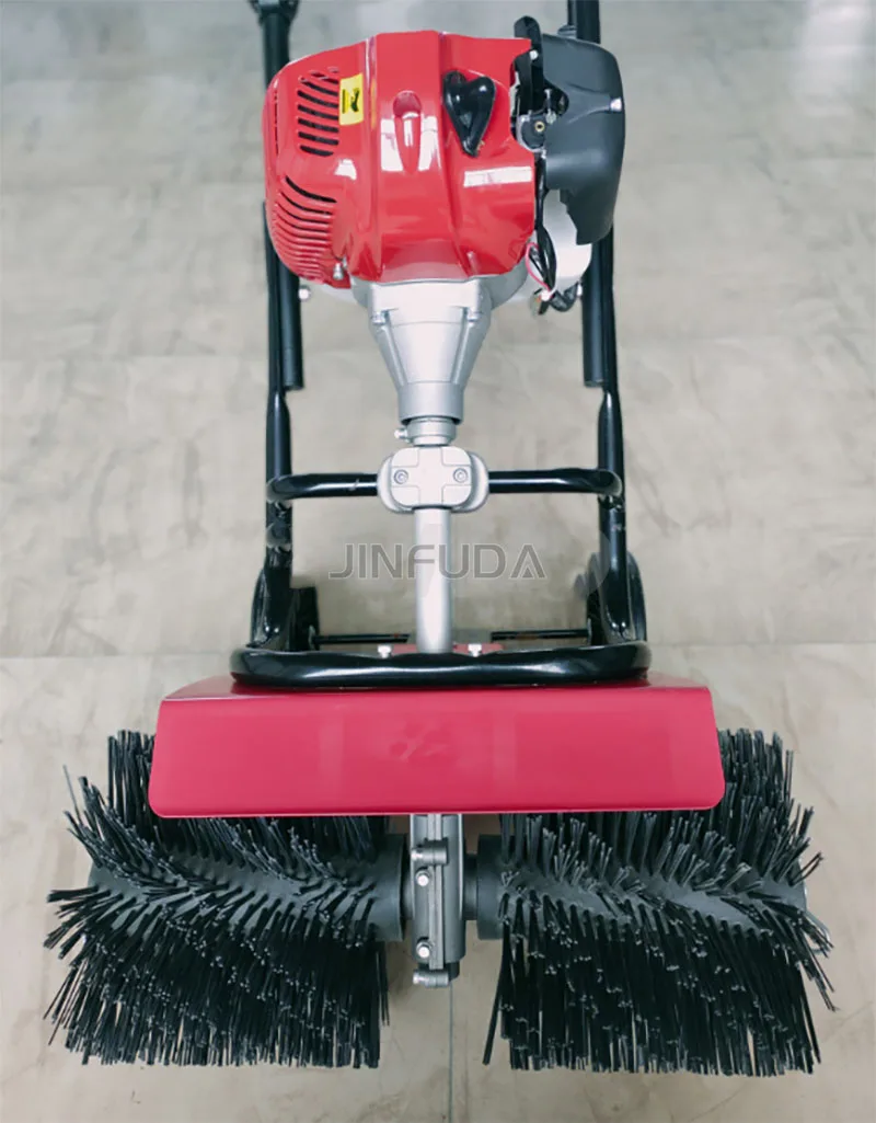 High Quality Factory Wholesale Two Stroke Portable Gasoline Carding Machine Lawn Sweeper Lawn Clean Machine
