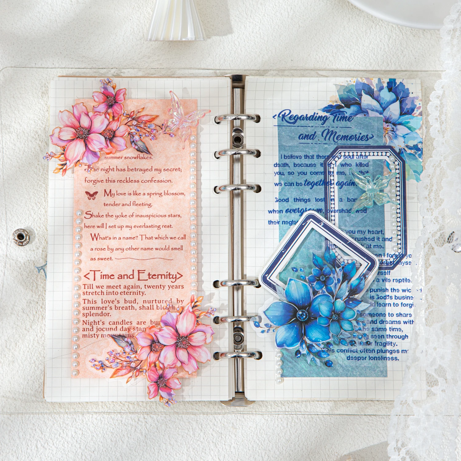 60mm*200cm Fragments of Literary Quotation Series Vintage English Text Landscape PET Tape Creative Journal Collage Stationery