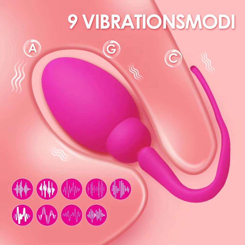 Wireless Bluetooth Vibrator for Women,9 Speed G Spot Clitoris Stimulator,Female Tadpole Self-drilling Masturbator,Sex Toys Adult