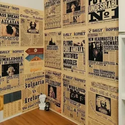 Anime Harries Poster Vintage Kraft Paper Potters Old Newspaper Stickers Series Home Wall Decor Kids Painting Gifts