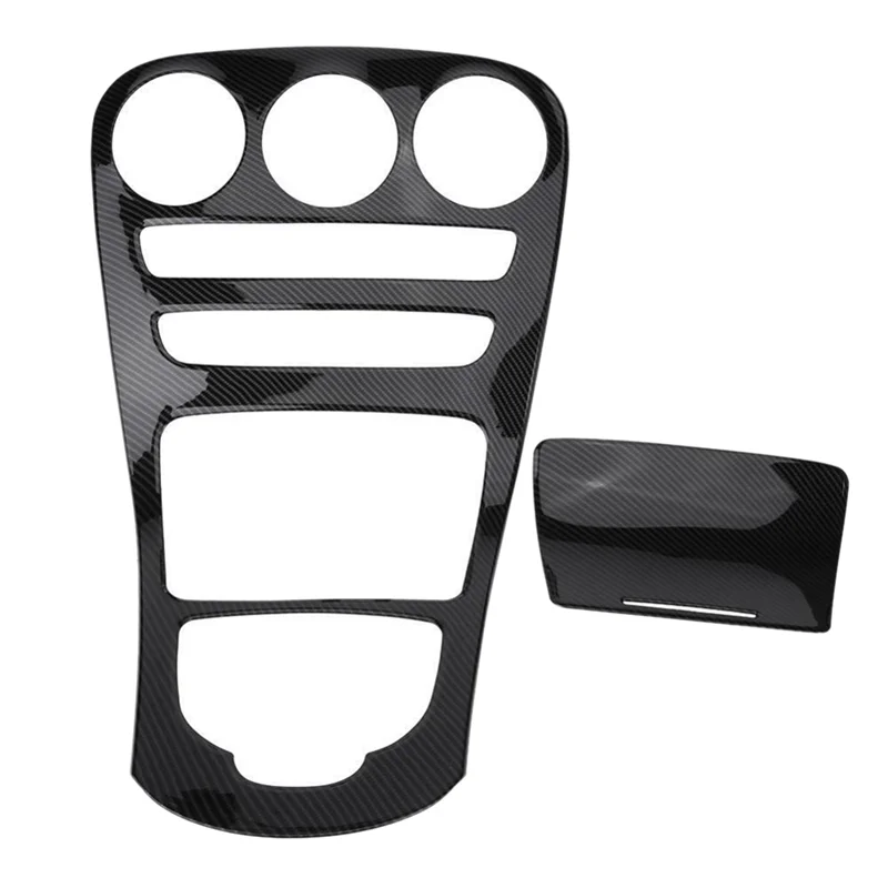 

Center Console Panel Decoration Cover Trim for Mercedes Benz C Class W205 2015-18 GLC X253 2016-19 ,ABS Carbon Fiber