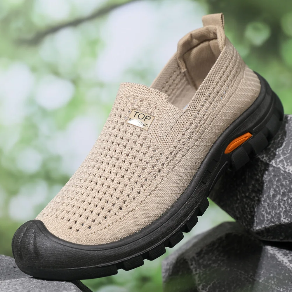 

Men's Breathable Mesh Casual Shoes Summer New Comfortable Work Footwear Outdoor Sports Sneakers