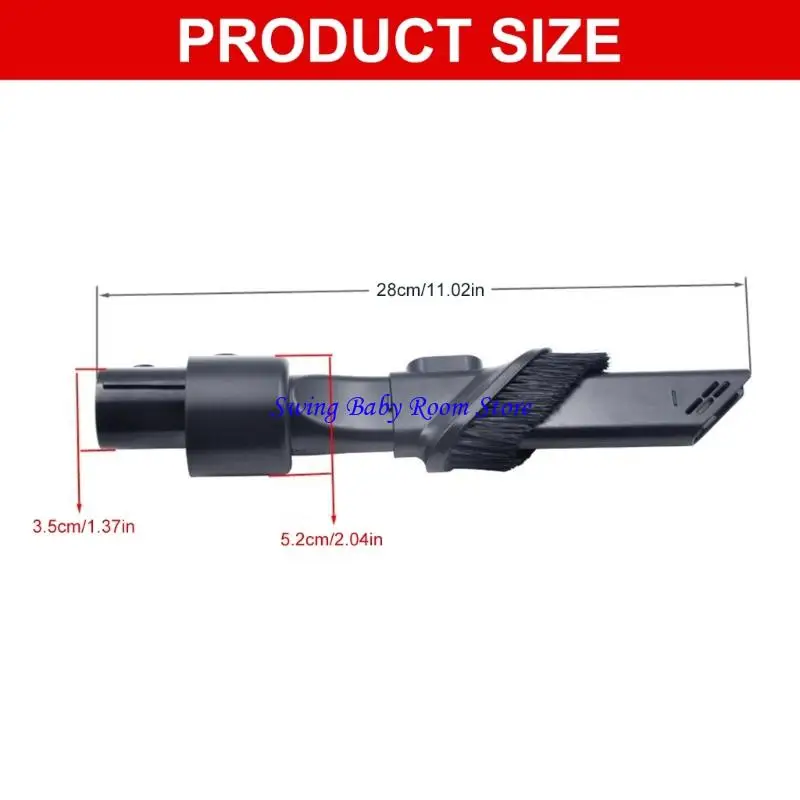 Attacco a pennello K1AD Frevice per fessure angoli e accessori a vuoto spaziale stretto