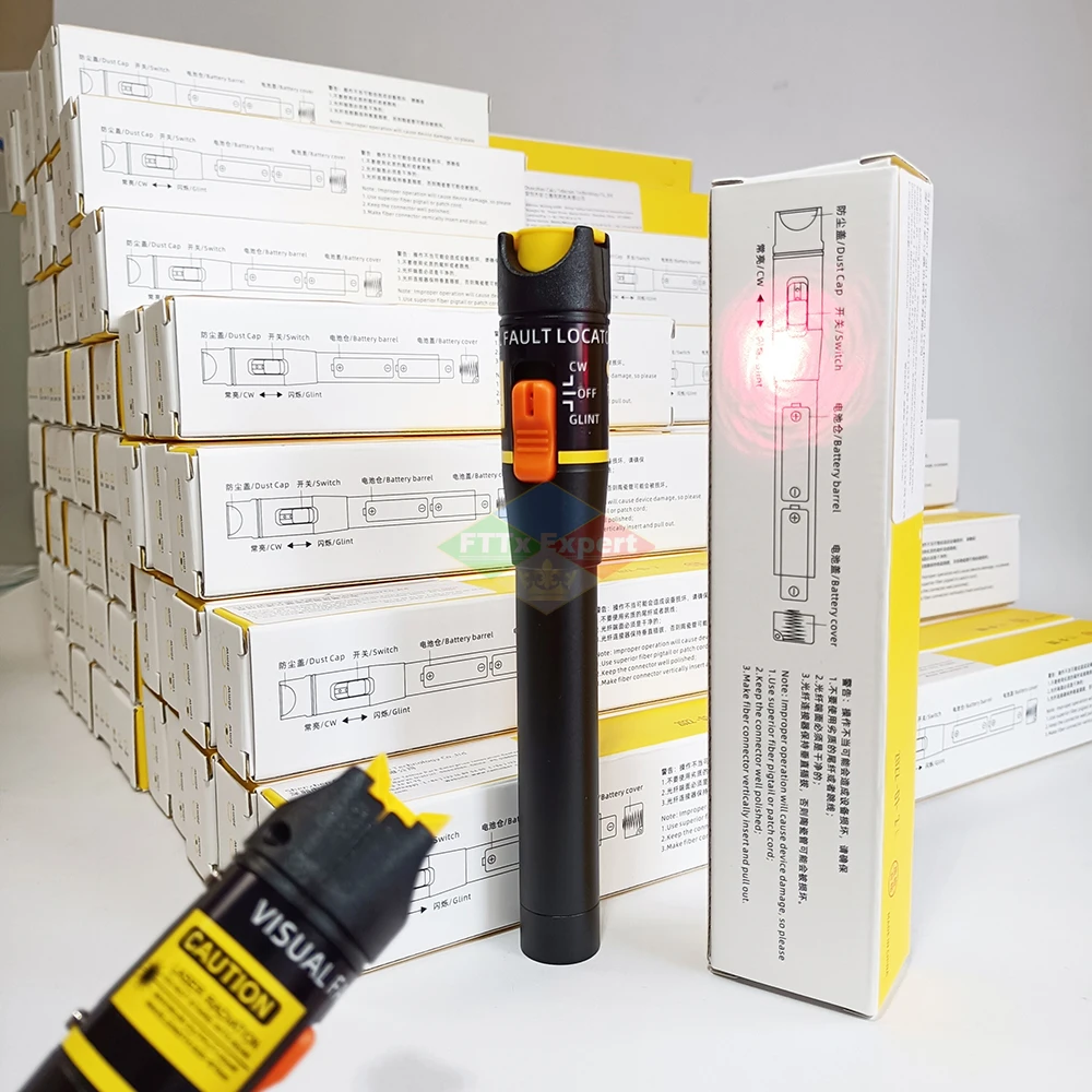 10Mw/10Km Visual Fault Locator, glasvezelkabel Tester 10Km Range Test Apparatuur Rood Licht Pen Vfl Gratis Bezorging