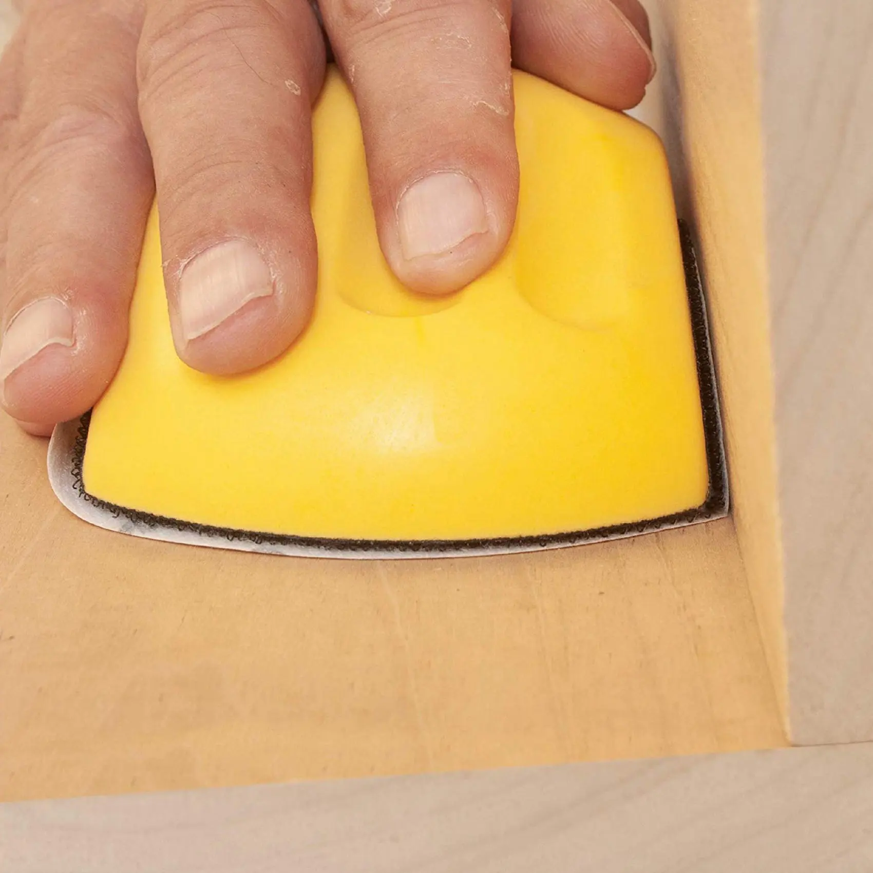 

BAAJ-2X 6 Inch Hand Sanding Block For Hook & Loop Sandpaper Hand Pad Polishing Pad Abrasive Tools