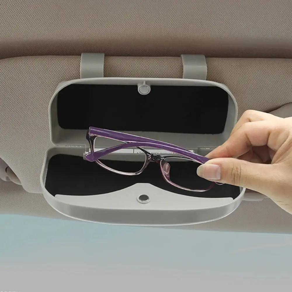 

Car Sun Visor Glasses Frame Magnetic Band Clip Multifunctional Sun Visor Glasses Case Portable Sunglasses Holder Car Universal