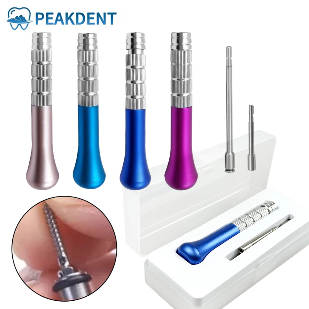 

1Set Dental Orthodontic Mini Implant Micro Screws Titanium Alloy Implant Screwdriver Self-Drilling Dental GBR Thread Tent Screw