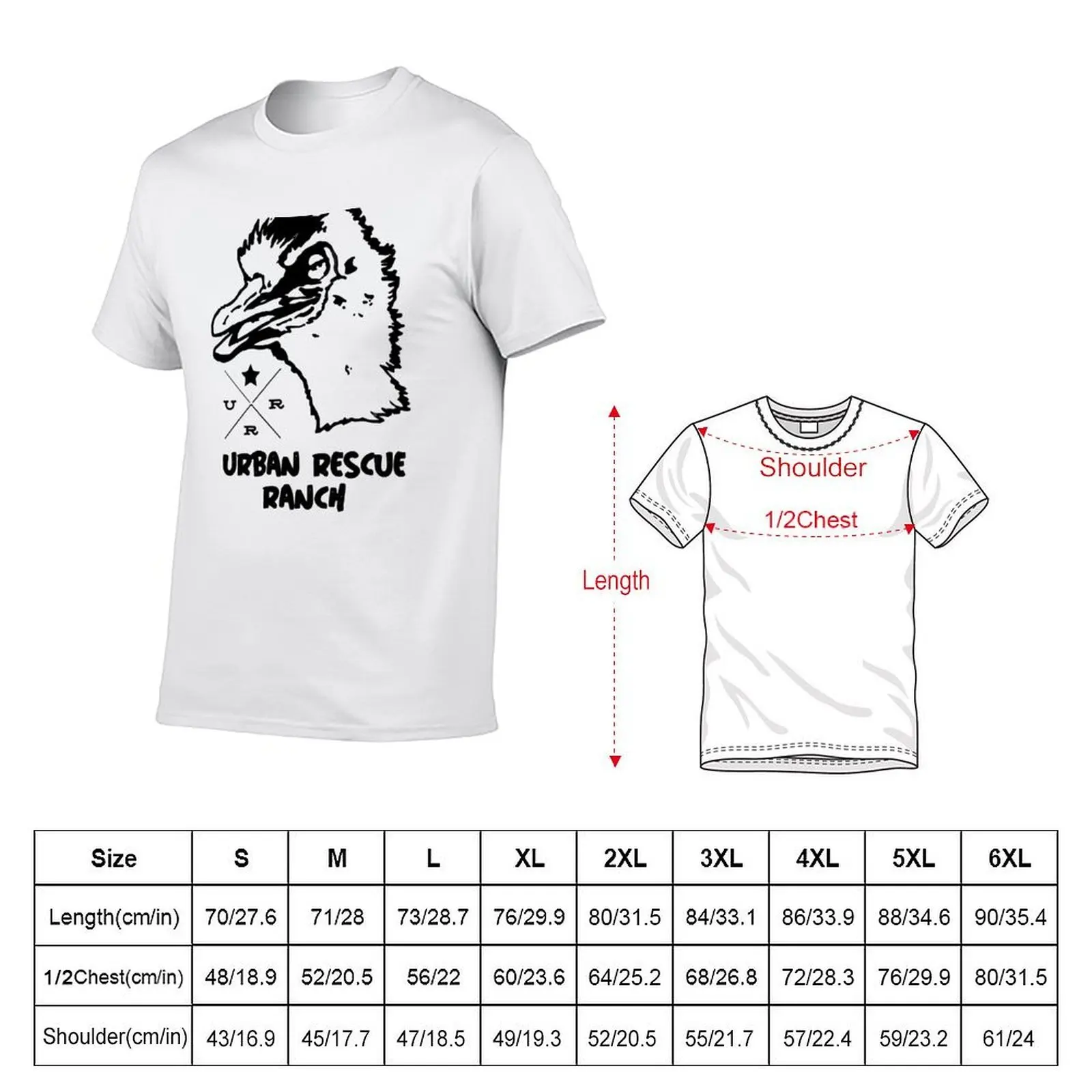 Urban Rescue Ranch K T-Shirt man t shirts cotton t shirts for man cotton funny cotton t shirt pack T-shirt