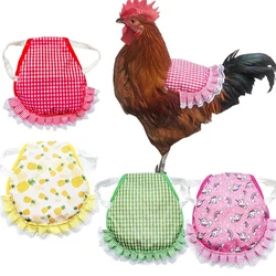 1PCS Farm Hen Feather Retainer Chicken Saddle Strap Apron Double Back Protector Poultry Grooming Accessories