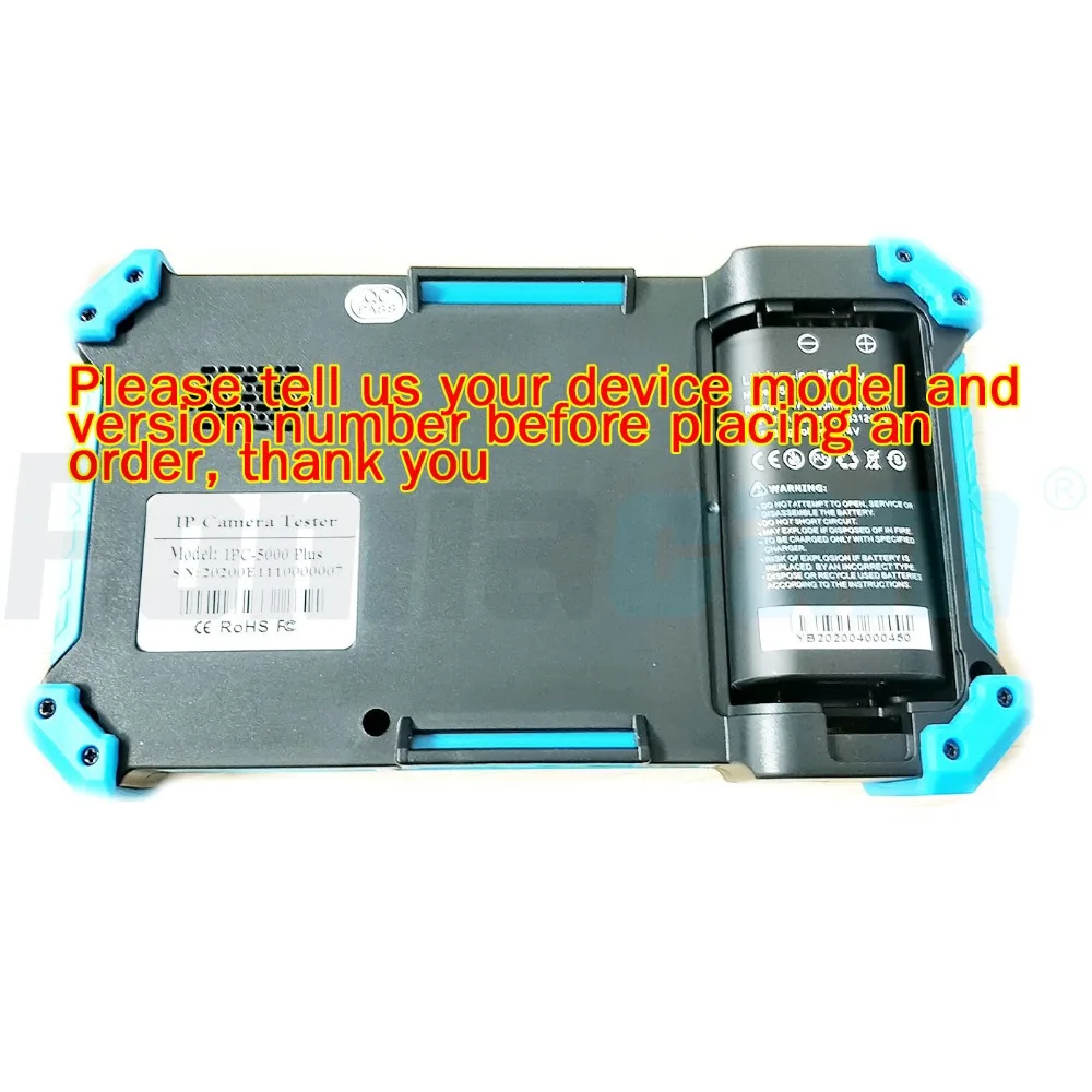 Batería de 2800mah de IPC-5000, probador de cámara cctv de IPC-5100, accesorios de repuesto de probador Cctv, IPC-5200