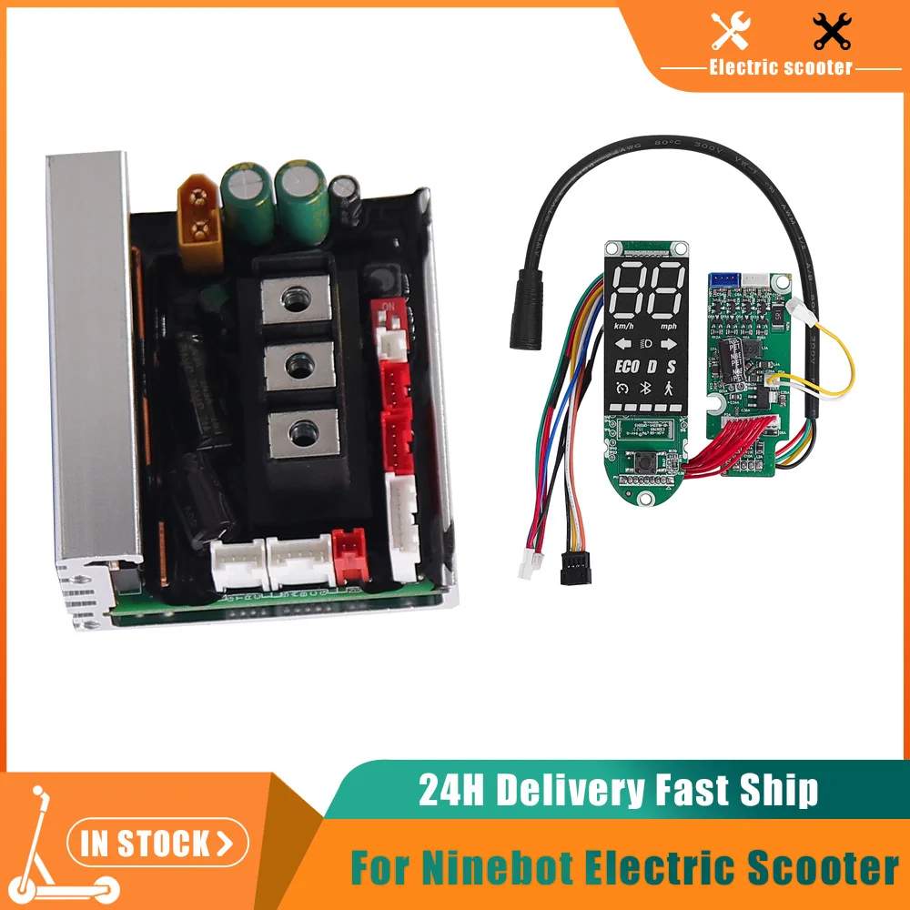 Image of Erhöhte Geschwindigkeit bis zu 45 km/h. Controller für Ninebot F2 / F2 PRO / F2 PLUS Elektroroller. Hauptplatine, Display, Armaturenbrett-Teile.