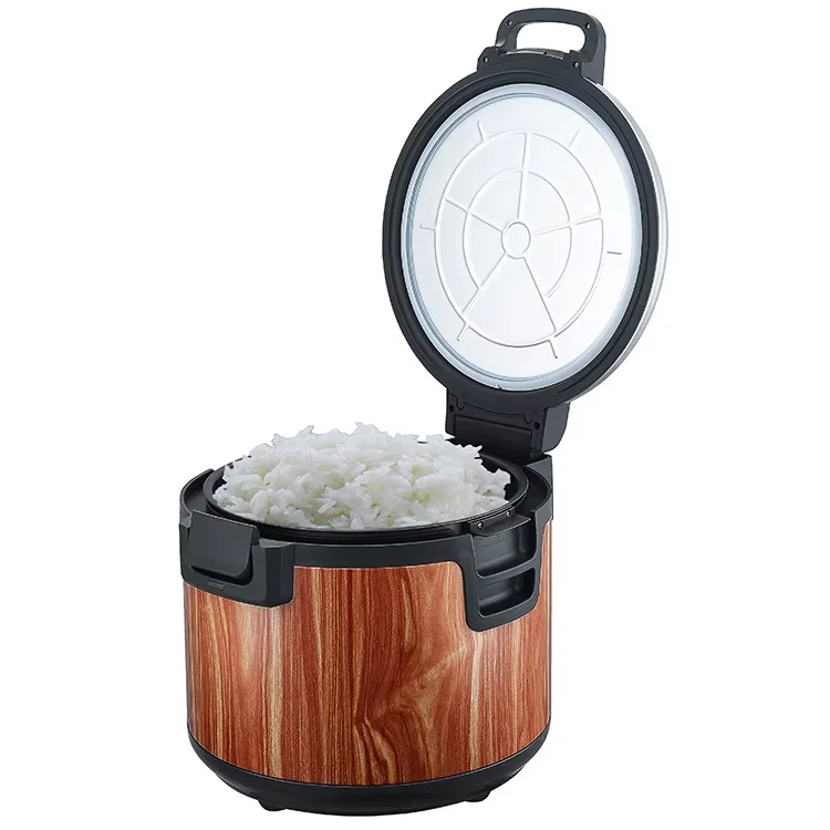 Commercial Rice Insulation Barrel Large Capacity Stainless Steel Heating Restaurant School Canteen