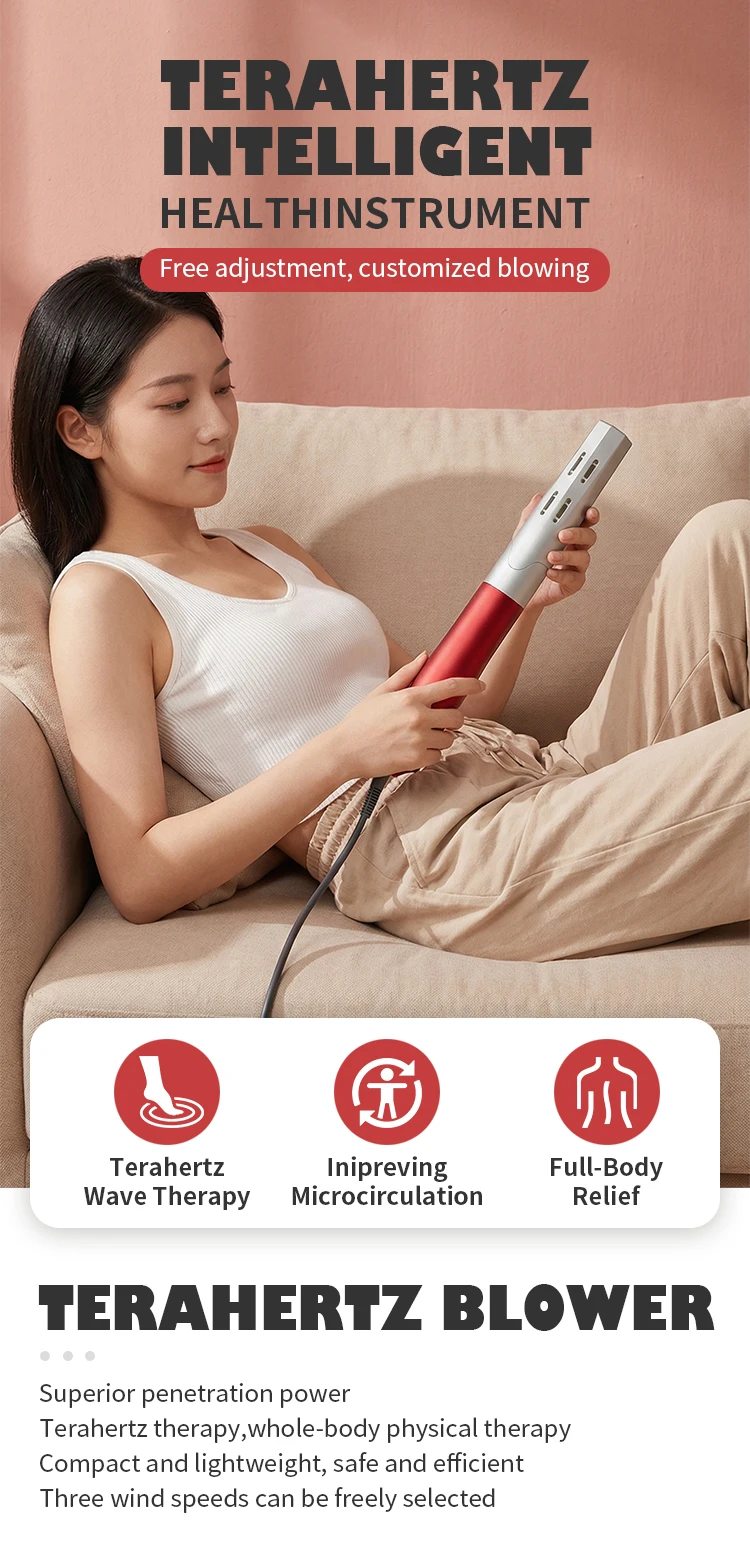 Klassisches 850W Blaulicht Iteracare THz Blower 7.0 Plus Tragbares Wellness-Gerät für die tägliche Körperpflege und persönliche Gesundheitsvorsorge zu Hause – Detail 1