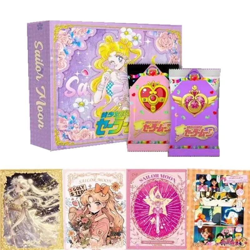 Meiyue Wenchuang-Cartes de la série Sailor Moon Silver Kingdom, cartes de collection Rick Anime rares, jouets originaux pour enfants, cadeaux de Noël