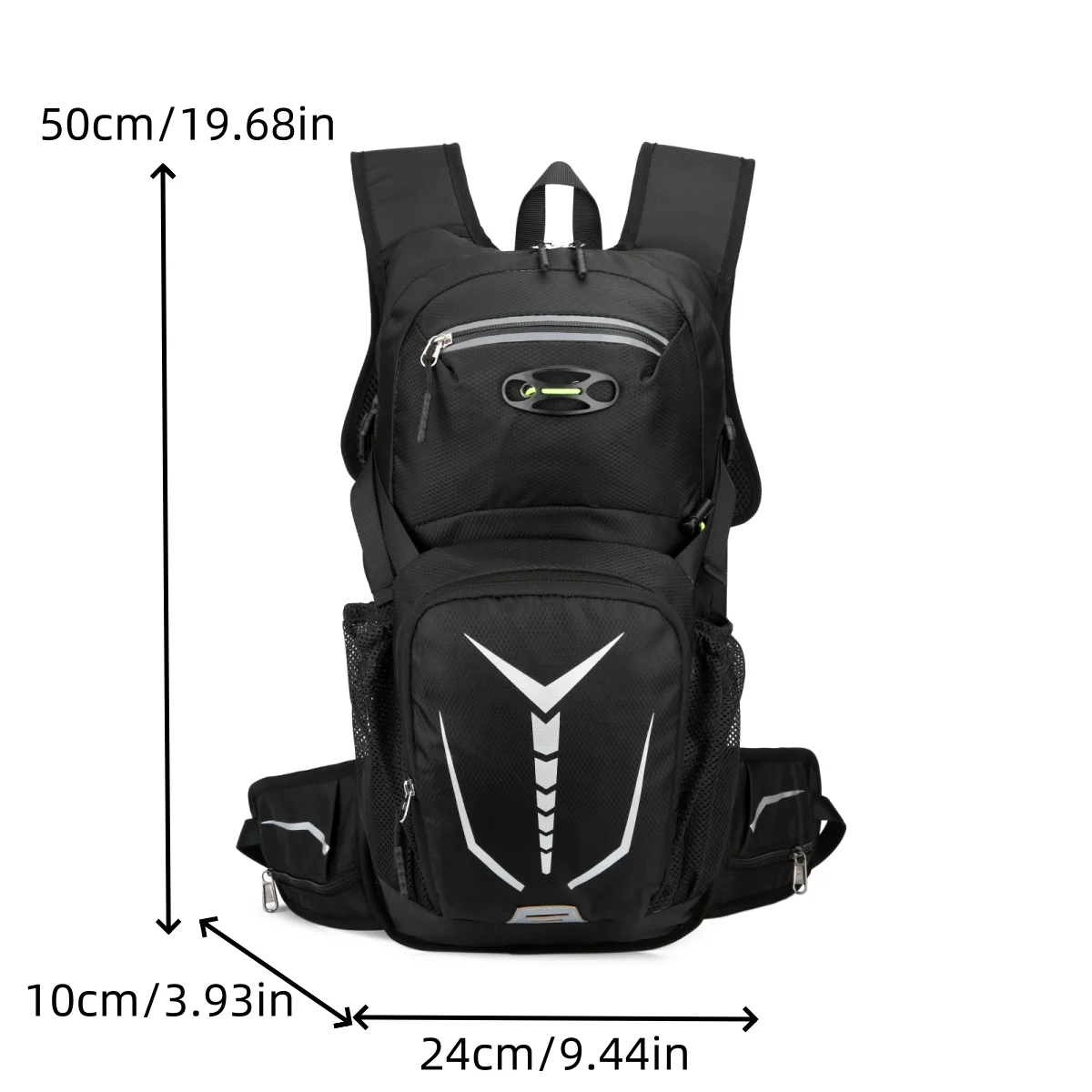 Outdoor mountaineering and cycling travel backpack, multifunctional waterproof nylon bag, suitable for men and women