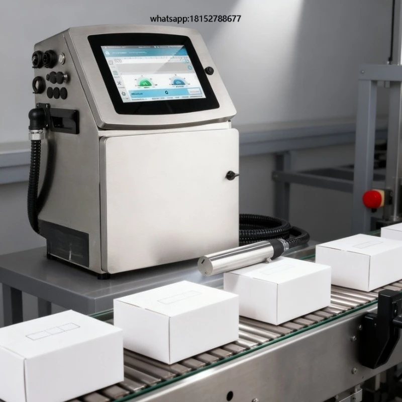 Hot Sale New  Industrial Date Printing Inkjet Printer  Sustainable Barcode Coding Machine for Production Lines