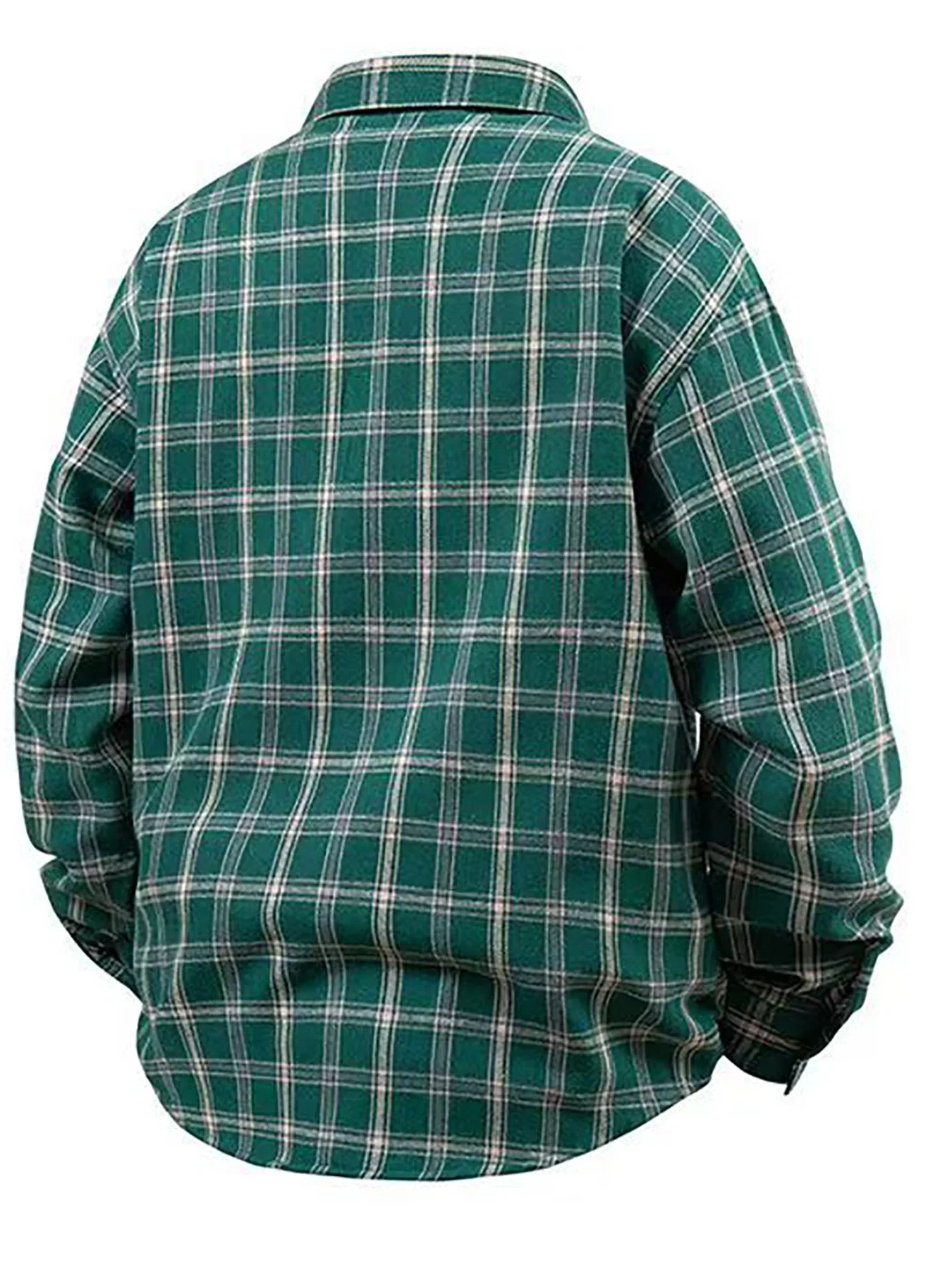 New Men Shirt Plaid Flannel Retro Long Sleeve Oversized Loose Cotton Casual Male Youth Design Soft Fall Black Formal Dress Shirt